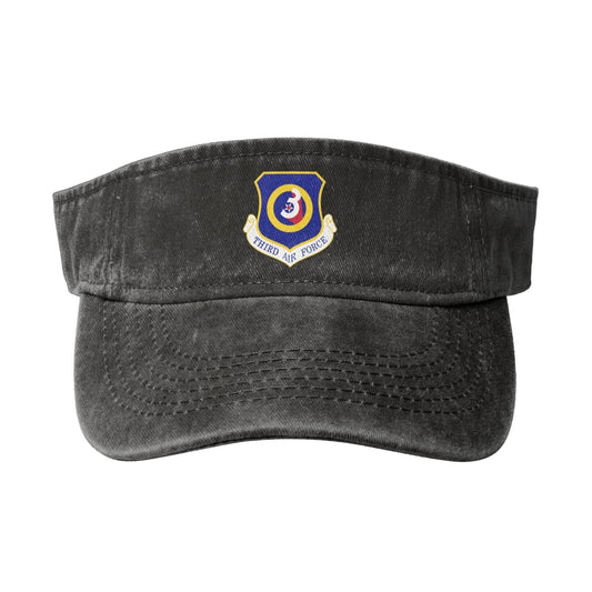 Third Air Force Emblem Printing adjustable Empty Top Baseball Sun Cap unisex outdoor sport hat veterans gift