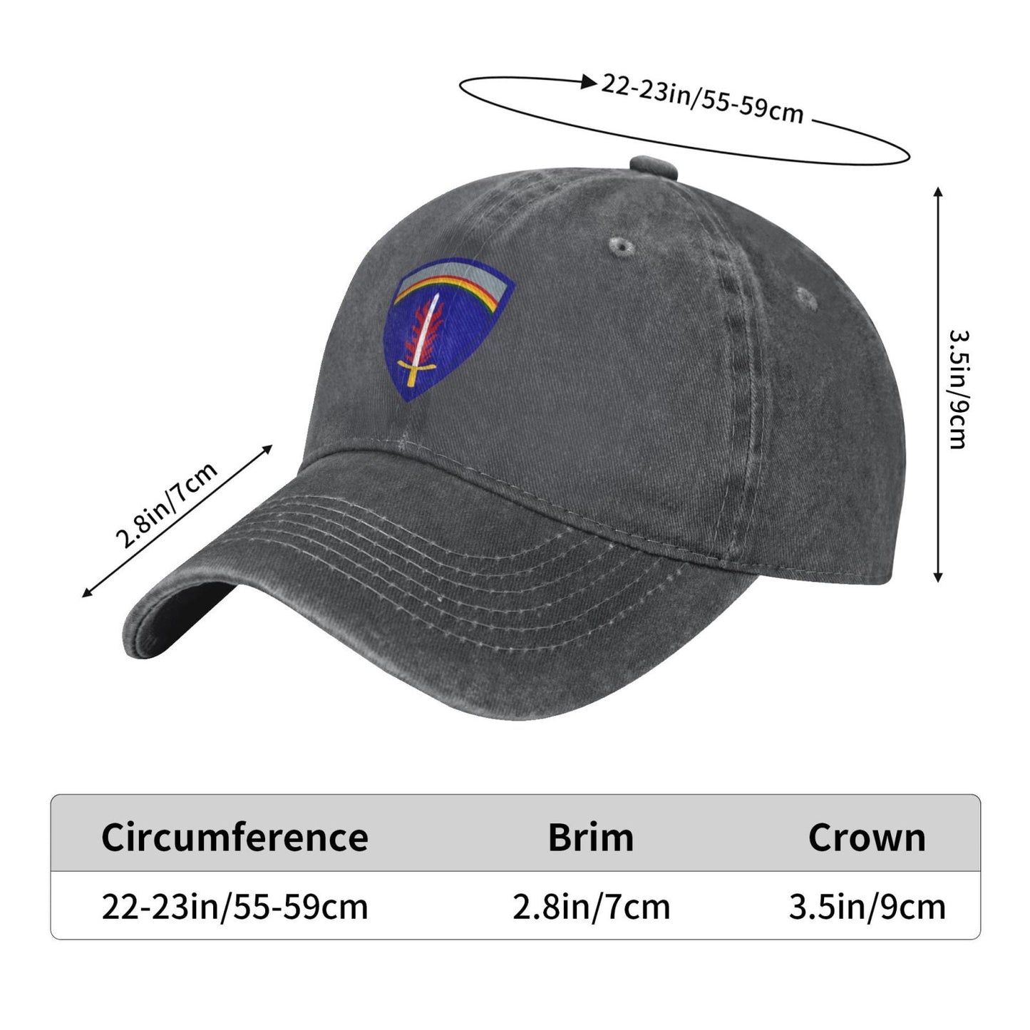 USAREUR Insignia Printing unisex baseball cap adjustable cap veteran gift