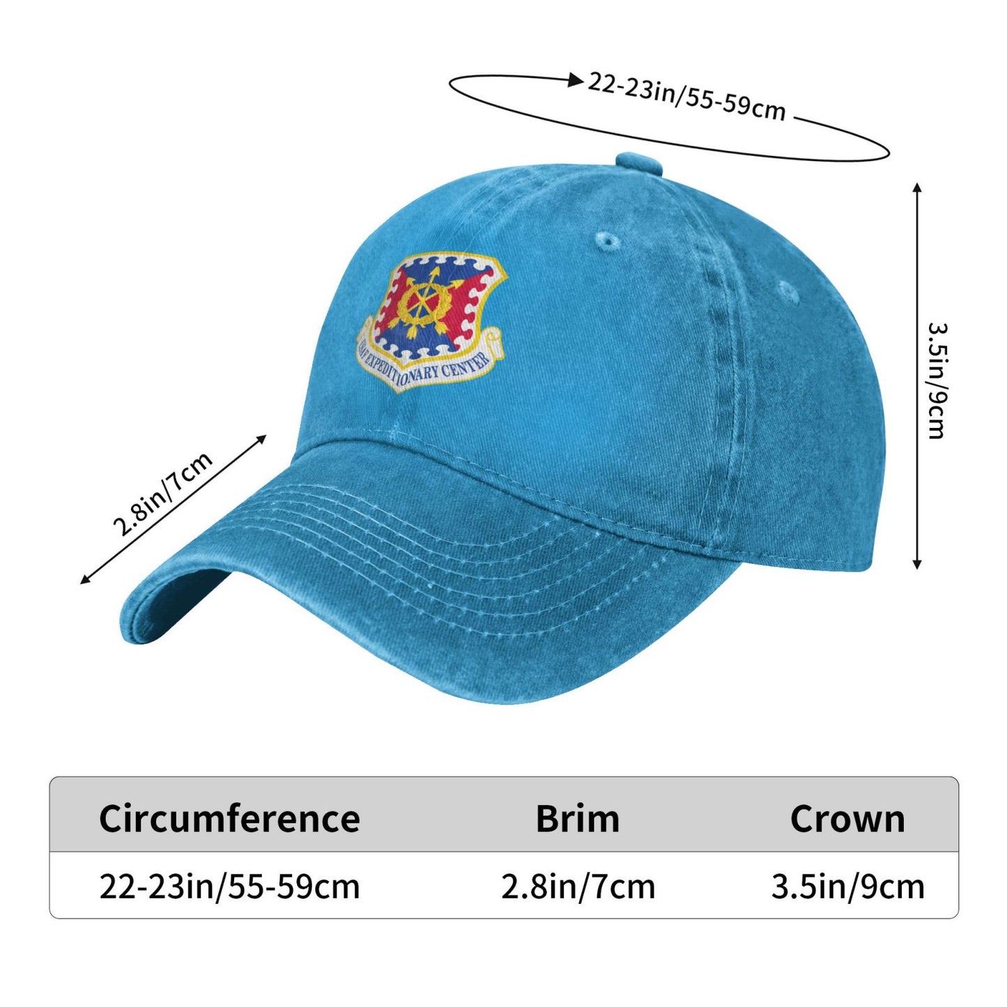 UnitedStates Air Force Expeditionary Center Printed unisex baseball cap adjustable cap veteran gift