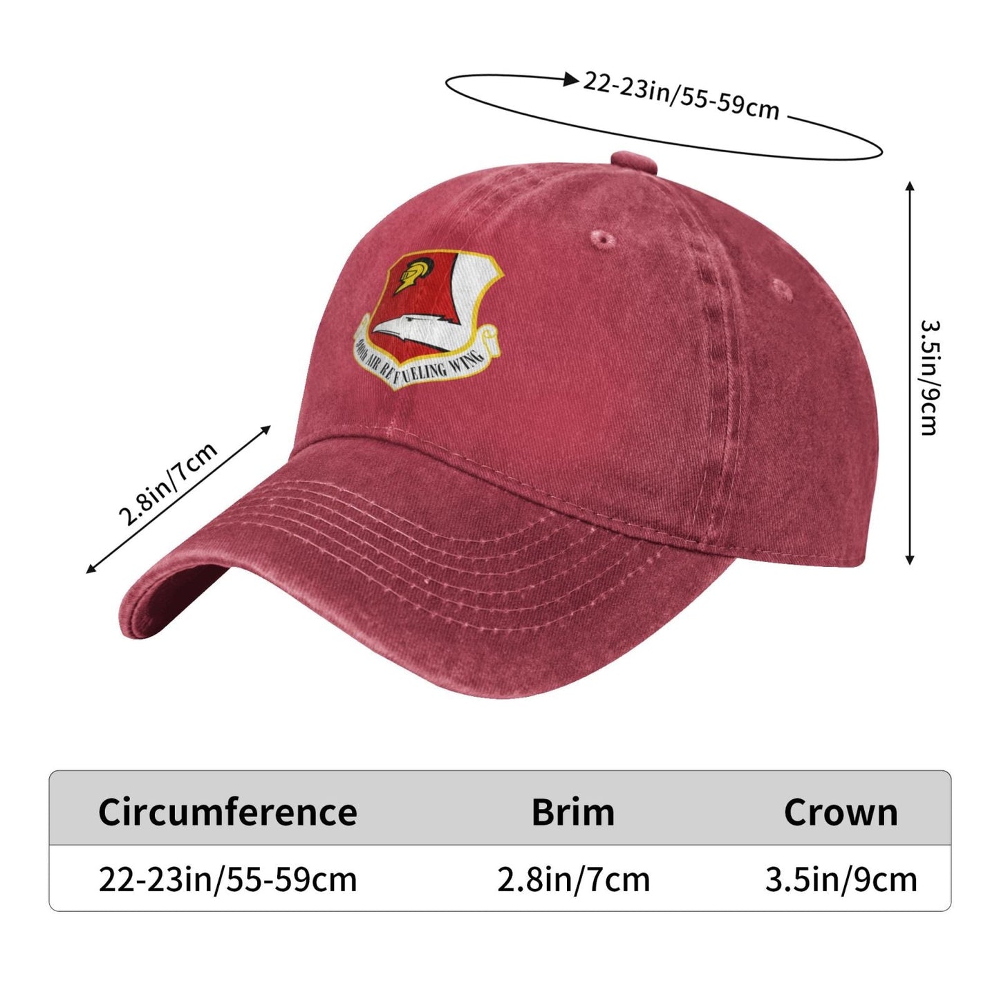 940th Air Refueling Wing Printing unisex baseball cap adjustable cap veteran gift