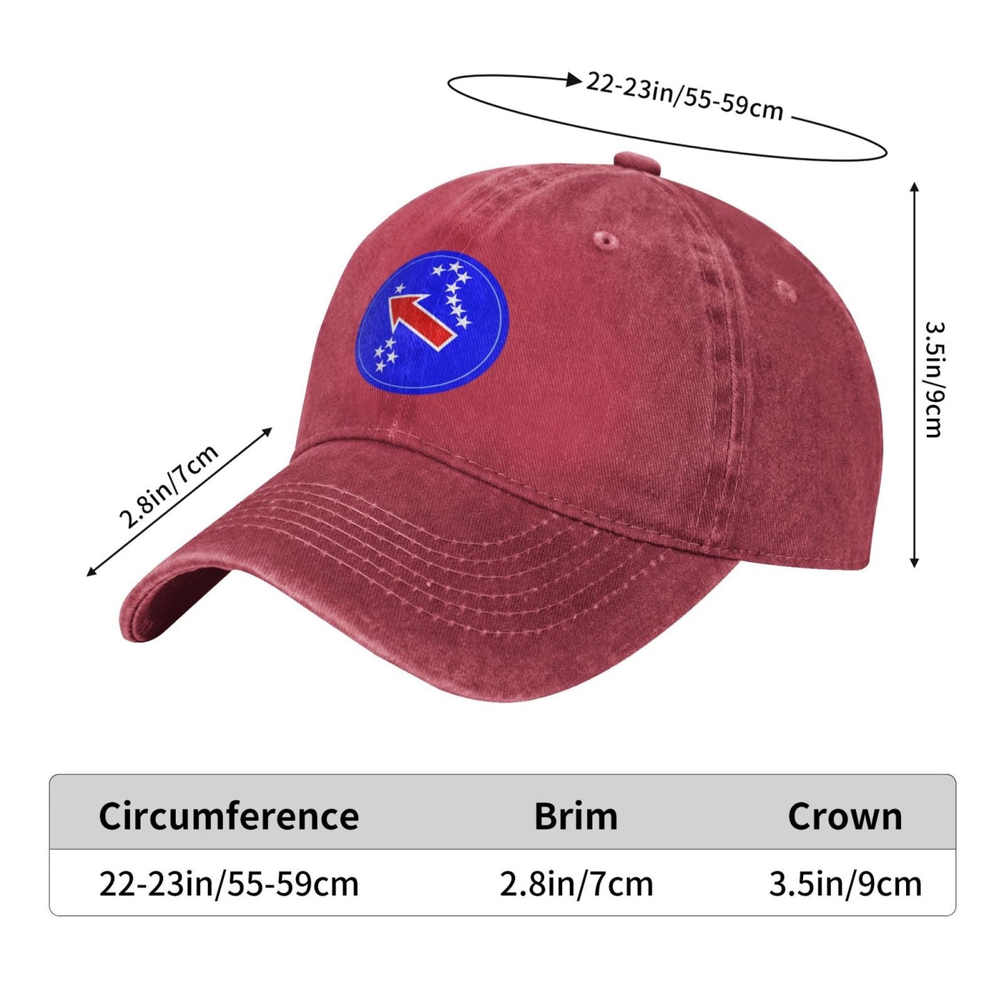 USARPAC Insignia Printing unisex baseball cap adjustable cap veteran gift