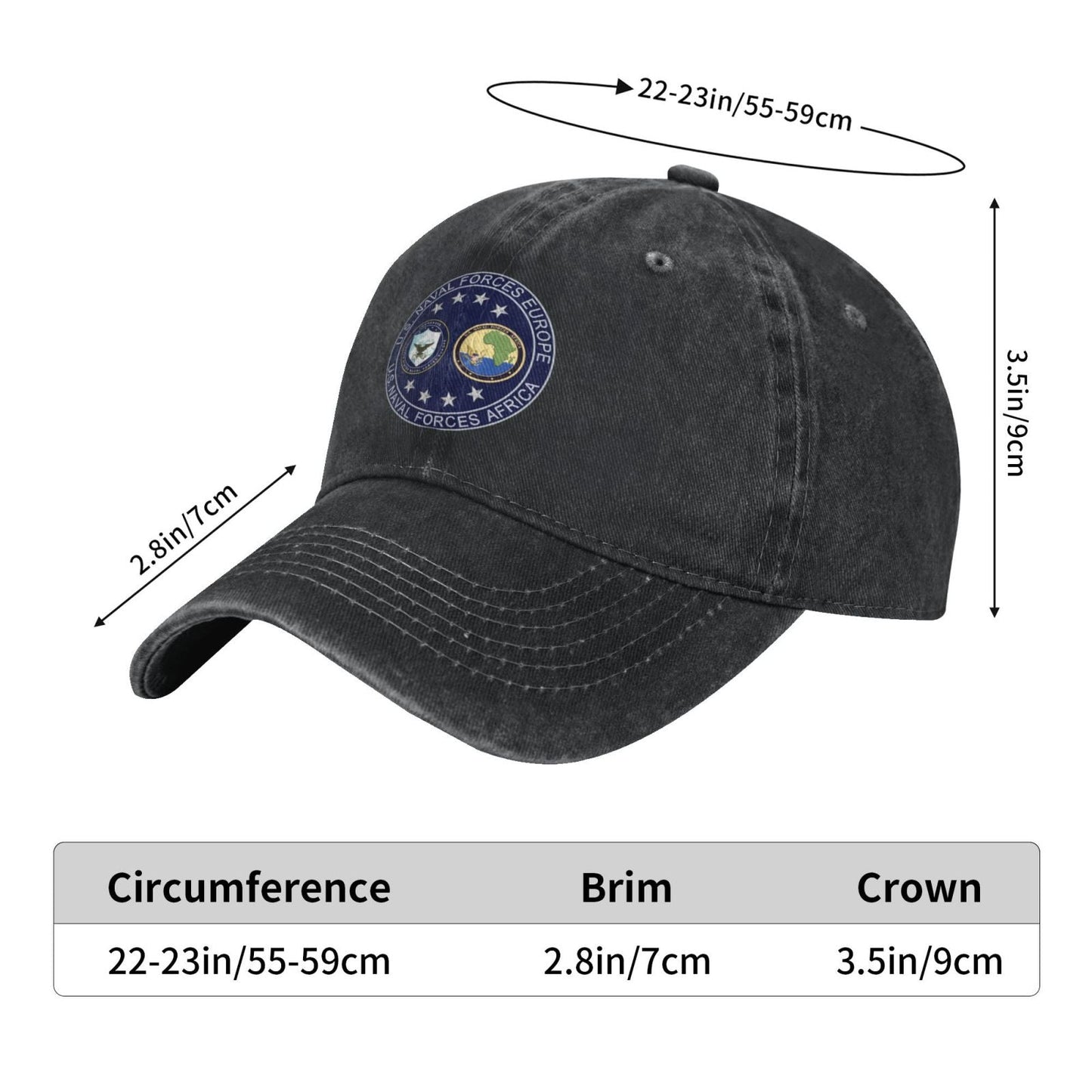 US Naval Forces Europe-Africa Printed unisex baseball cap adjustable cap veteran gift