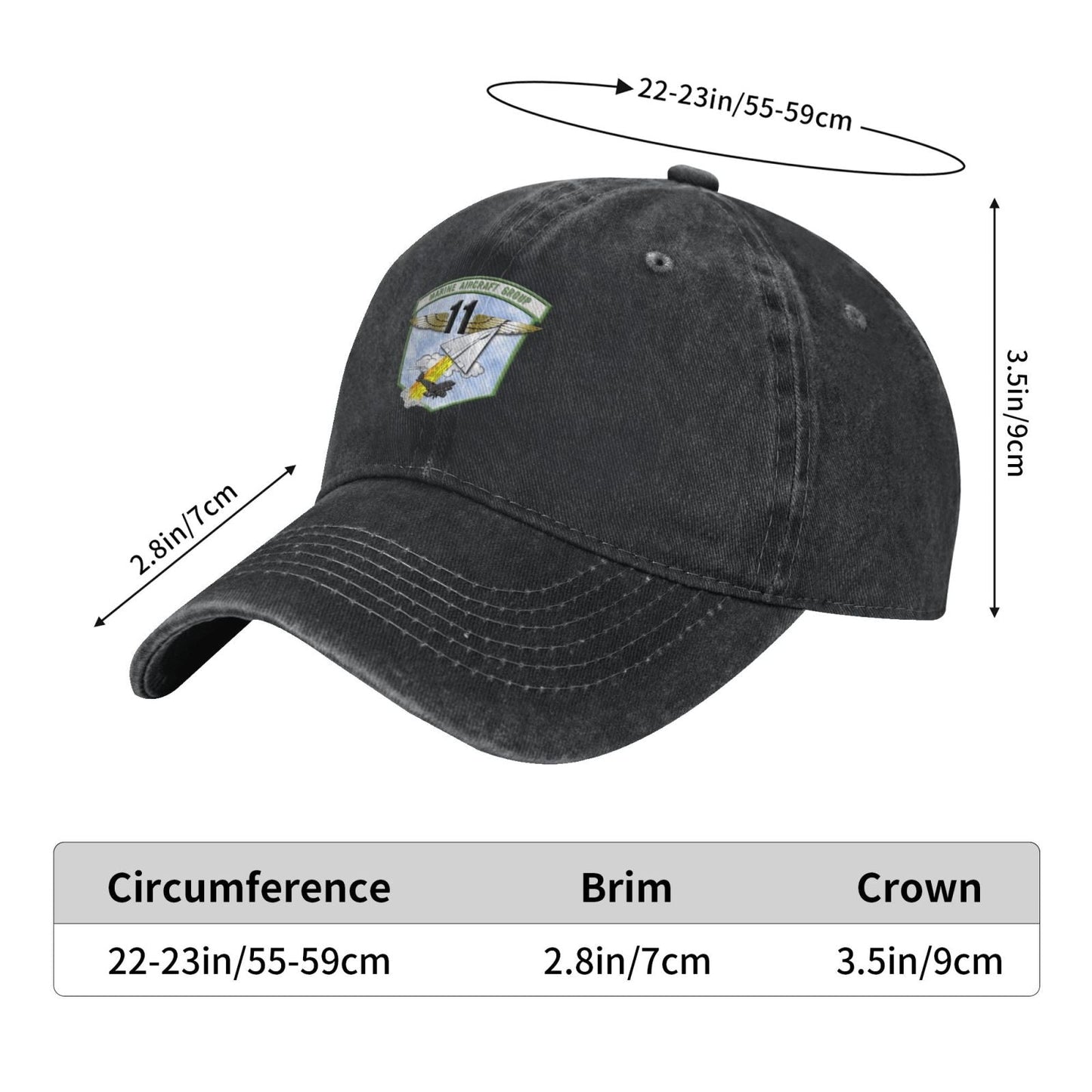 MAG-11 Insignia Printed unisex baseball cap adjustable cap veteran gift