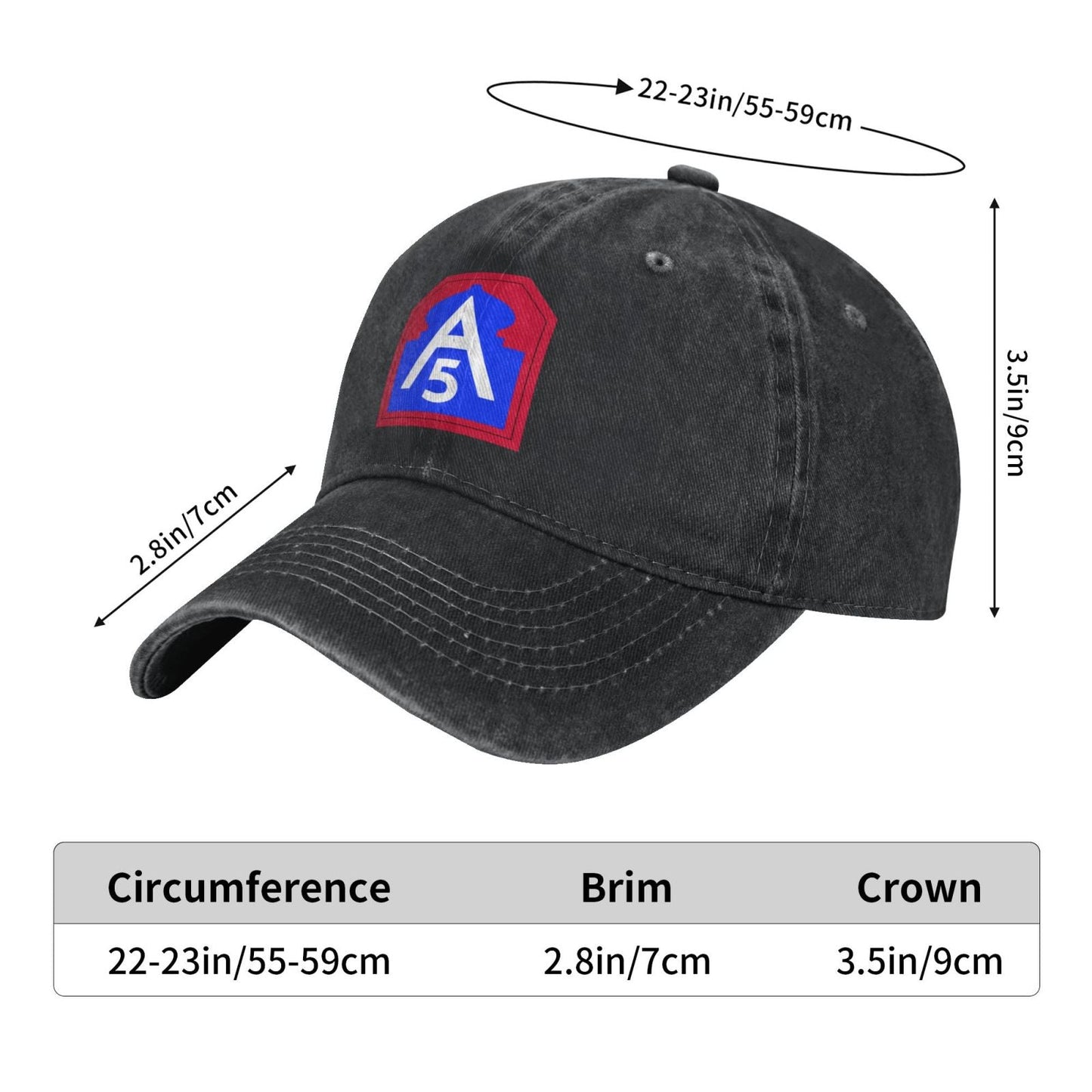 United States Army North CSIB Printing unisex baseball cap adjustable cap veteran gift