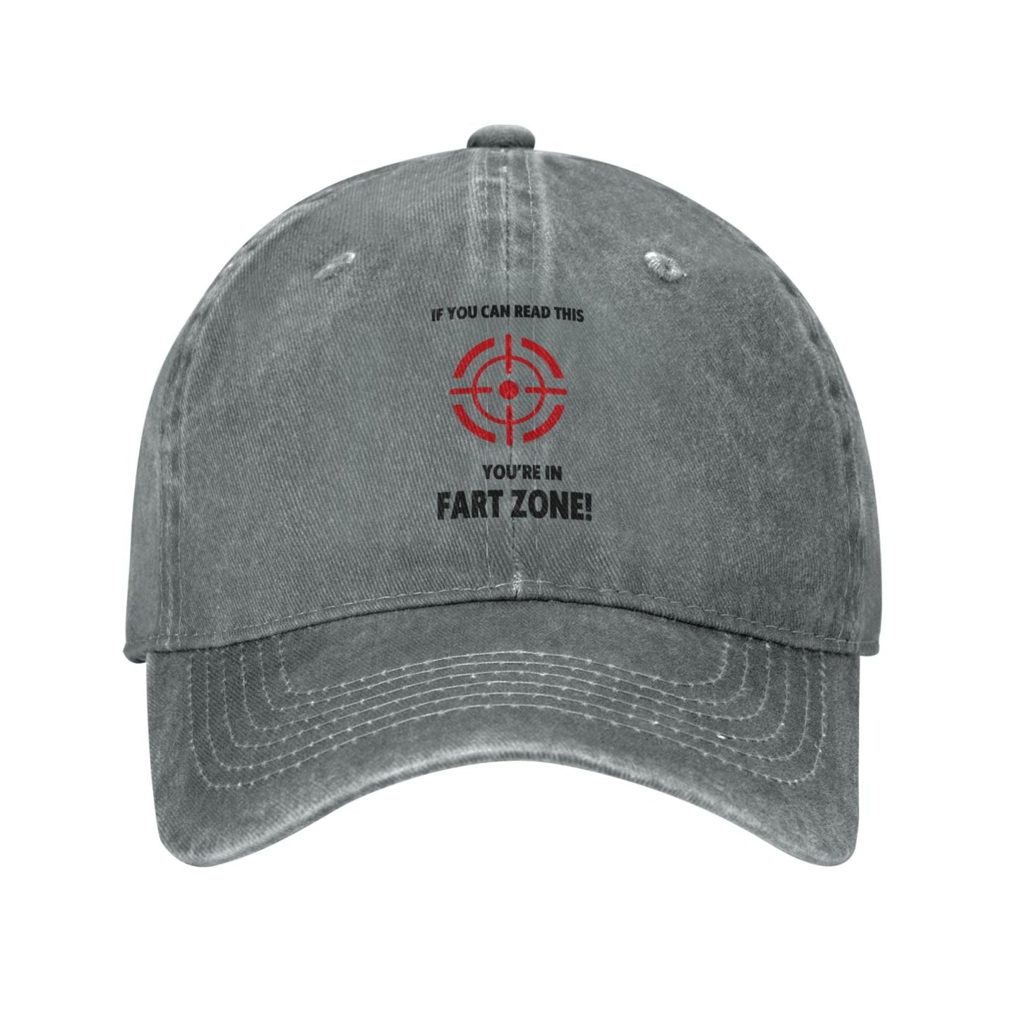 IF YOU CAN READ THIS YOU'REINFART ZONE! Printed unisex baseball cap adjustable cap outdoor casual cap truck driver cap