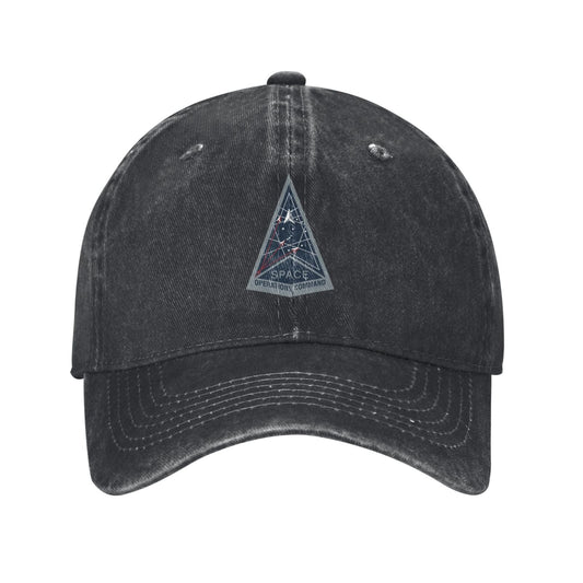 Space Operations Command Emblem Printing unisex baseball cap adjustable cap veteran gift