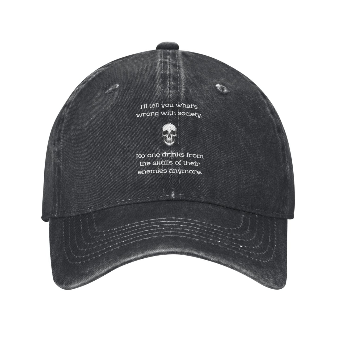 Drink From The Skull Of Your Enemies Printed unisex baseball cap adjustable cap outdoor sunshade trucker hat