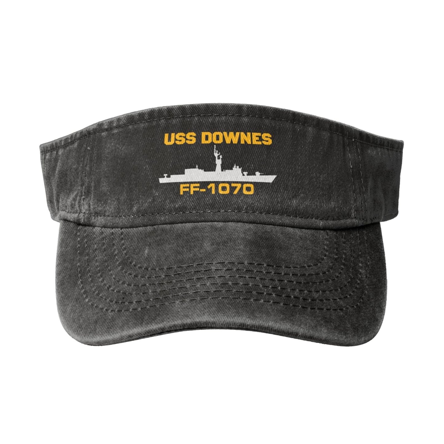 USS Downes (FF-1070) Printed adjustable Empty Top Baseball Sun Cap unisex outdoor sports hat veterans gift